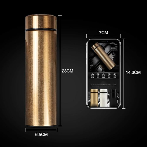 Vacuum Insulated LED Temperature Display Bottle