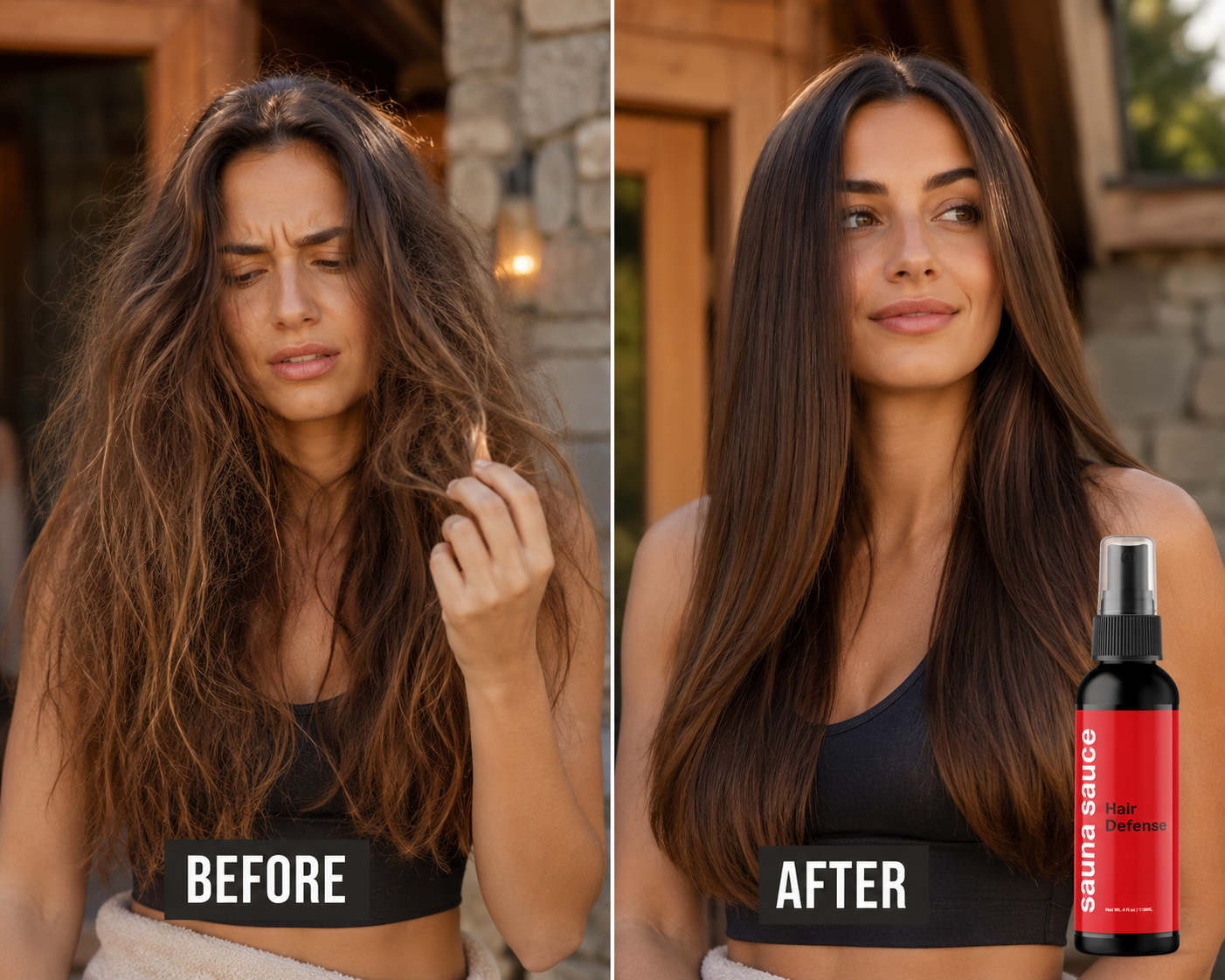 Sauna Hair Defense, 4 Fl. Oz Spray